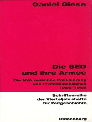 cover image of Die SED und ihre Armee